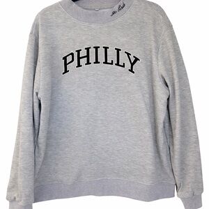 Philly Graphic Sweatshirt 2XL Gray Crewneck Pullover